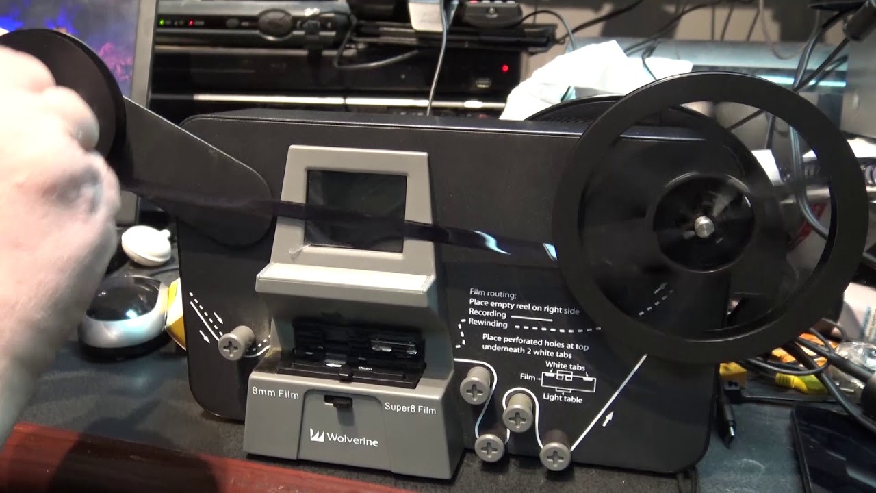 8mm & Super 8 Reels to Digital Film Scanner Converter, Film